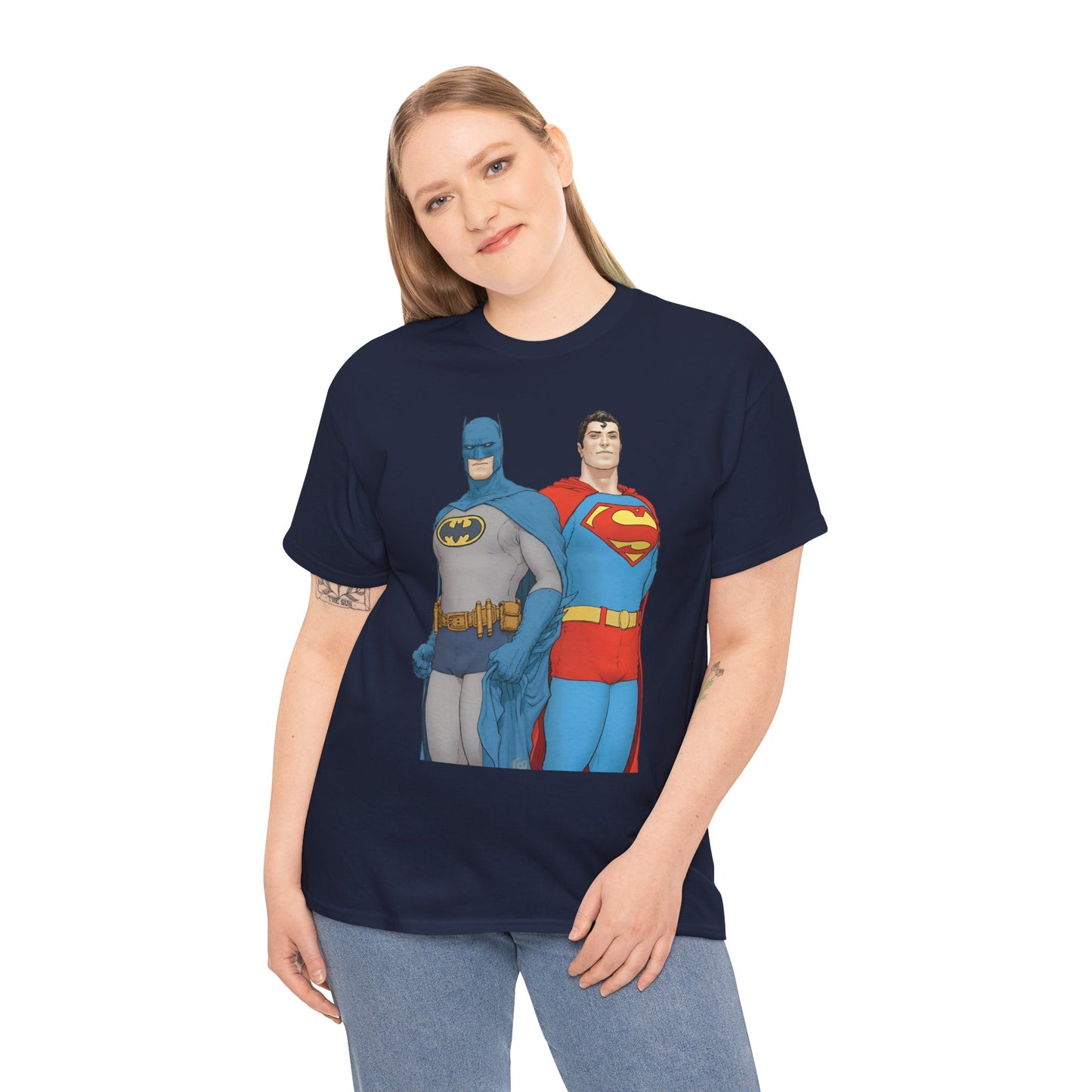 Batman & Superman T-Shirt - Frank Quitely Art - World's Finest Variant Cover Art - DC Comics