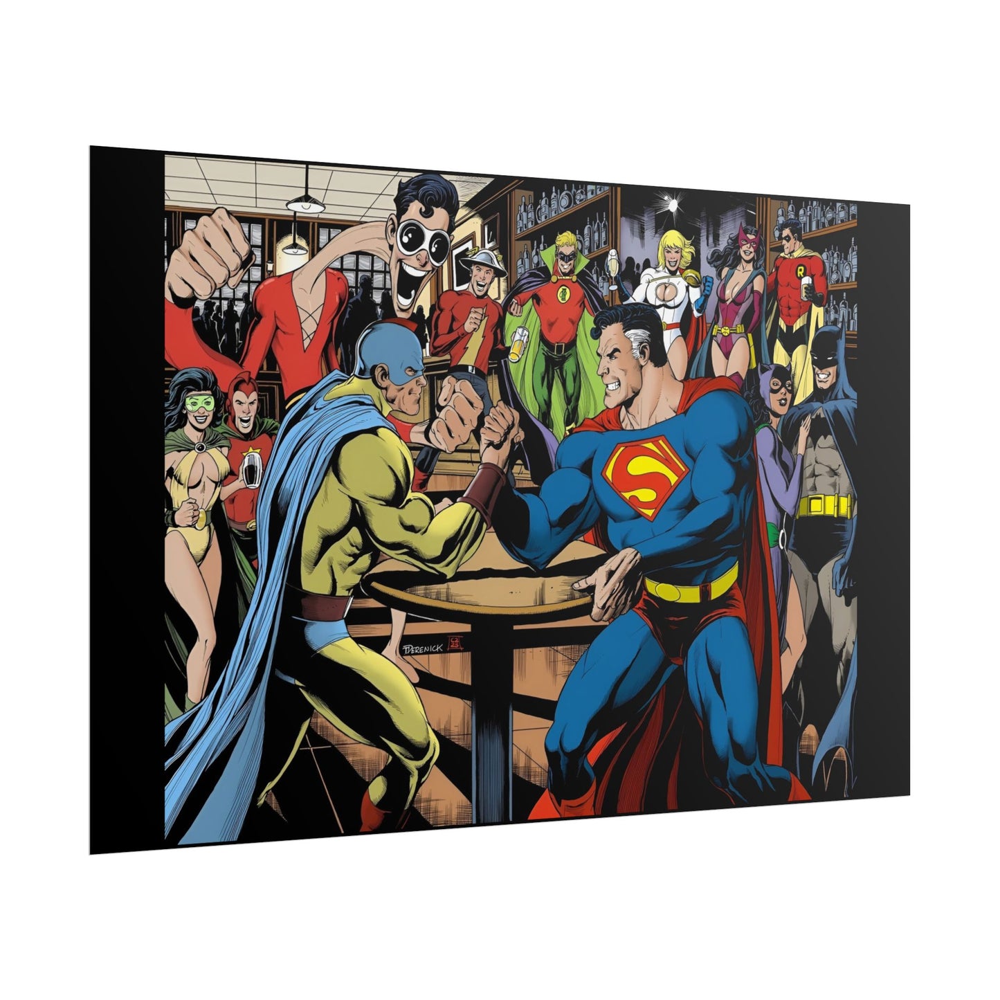 Justice Society of America (JSA) Rolled Poster - Tom Derenick Art - DC Comics - Multiple Sizes Up to 24"x36"