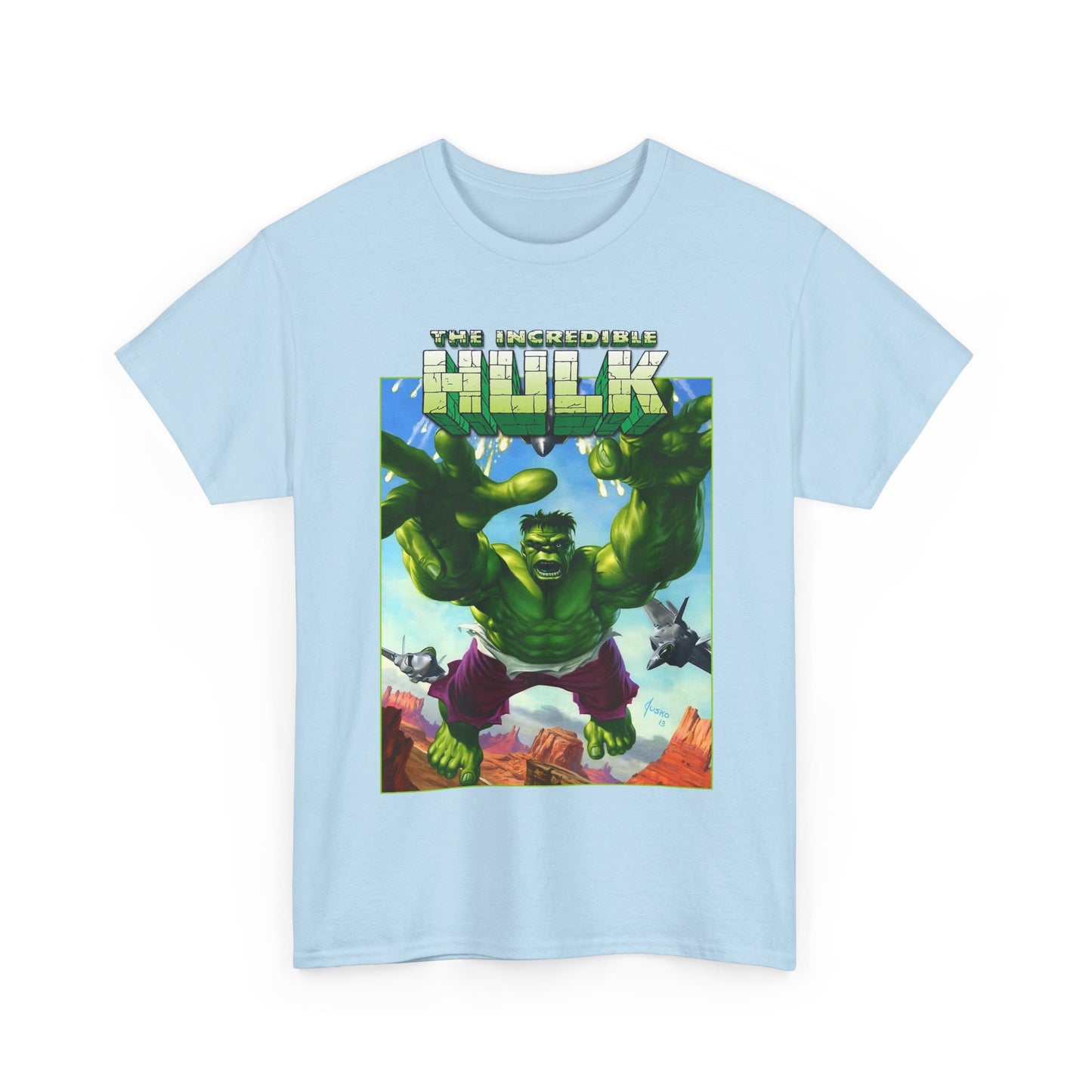 Incredible Hulk T-Shirt - Joe Jusko Art - Bruce Banner - Marvel Comics