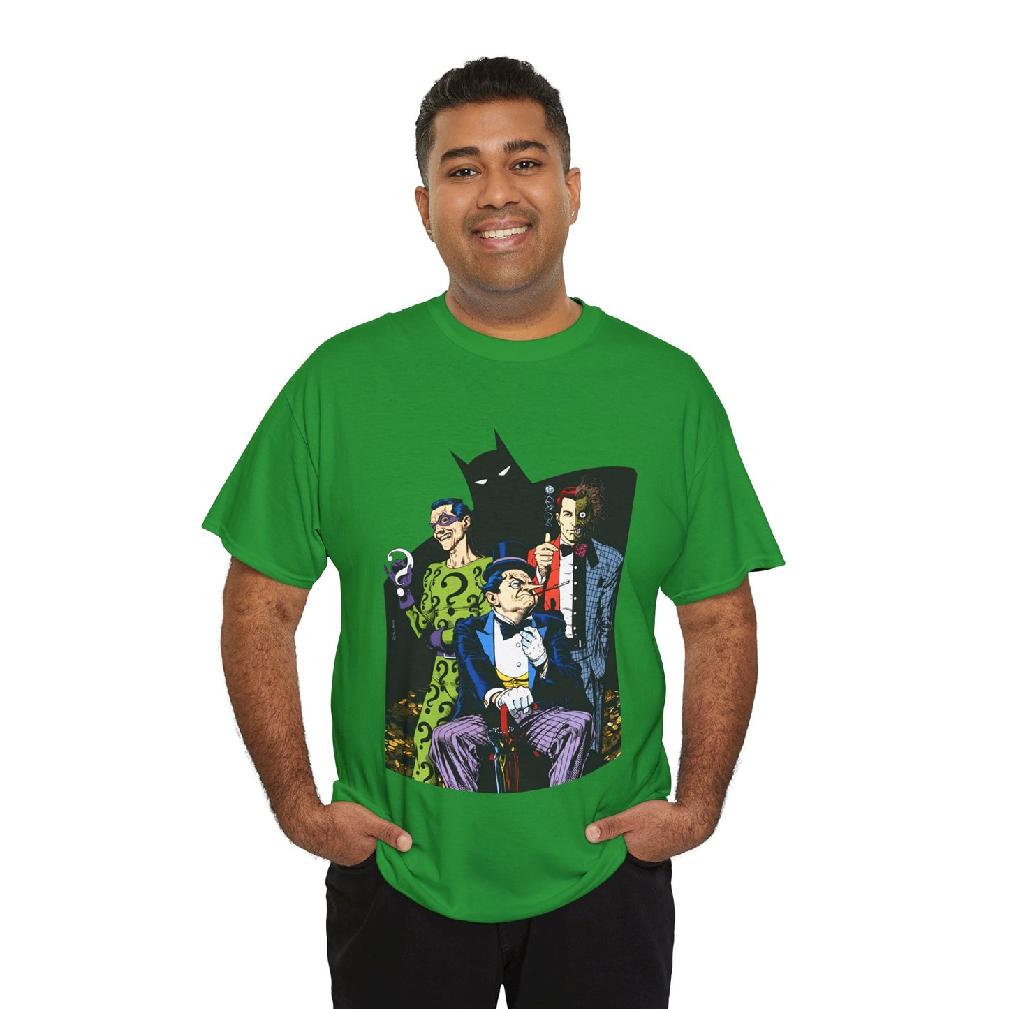 Riddler, Two-Face, Penguin T-Shirt - Brian Bolland Art - DC Comics