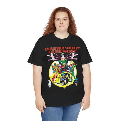 Injustice Society of America T-Shirt - George Perez Art - Justice Society/JSA Foes - Solomon Grundy, Huntress, Per Degaton, The Shade, Vandal Savage - DC Comics - Golden Age