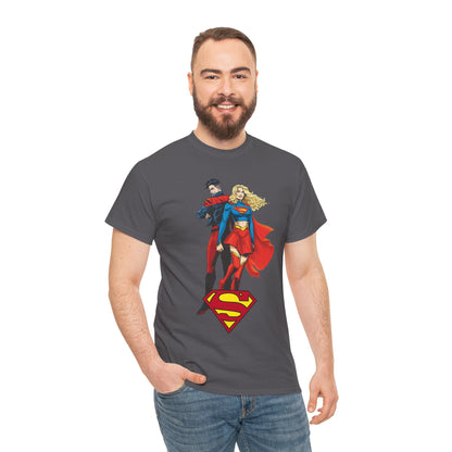 Supergirl & Superboy T-Shirt - Dan Mora Art - DC Comics