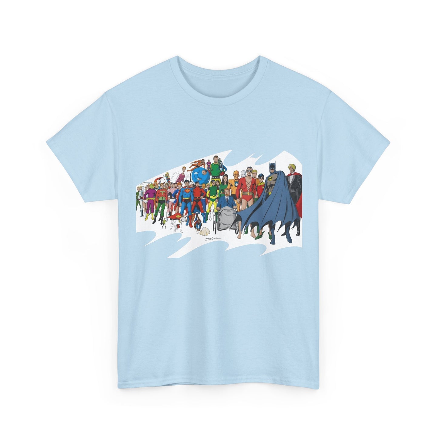Batman T-Shirt - Neal Adams Art - Plastic Man, Sargon, Robin, Doom Patrol, Superboy, Legion of Super-Heroes - 100-Page Giant Cover Art - DC Comics