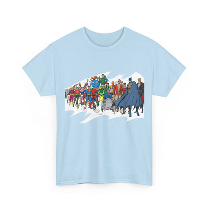 Batman T-Shirt - Neal Adams Art - Plastic Man, Sargon, Robin, Doom Patrol, Superboy, Legion of Super-Heroes - 100-Page Giant Cover Art - DC Comics
