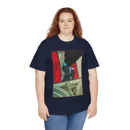 Batman T-Shirt - Cully Hamner Art - Batman Allies Secret Files Cover - Gotham Protector - And a Gargoyle! - DC Comics