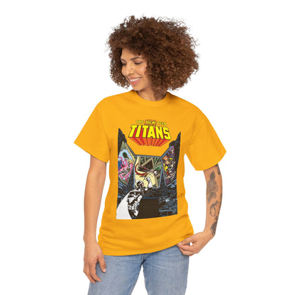 New Teen Titans T-Shirt - George Perez Art - Dr. Light, Titans Tower - DC Comics