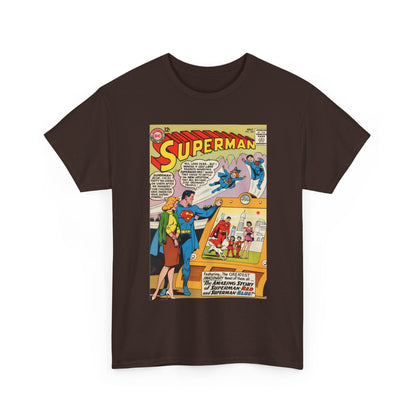 Superman #162 T-Shirt - Superman Blue & Red - Classic Silver Age Imaginary Story - DC Comics