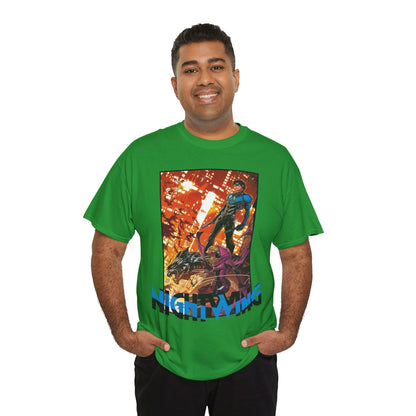Nightwing & Spoiler T-Shirt - Jonboy Meyers Art - Gotham City & Bludhaven - DC Comics