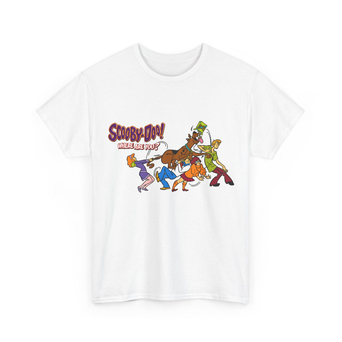 Scooby Doo, Where Are You? T-Shirt - Hanna-Barbera Art - Shaggy, Velma, Fred, Daphne - Mystery, Inc