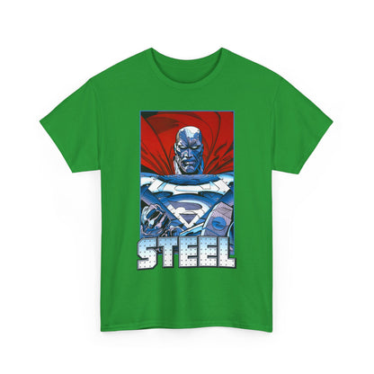 Steel T-Shirt - Superman Family - Reign of the Supermen - John Henry Irons - Steelworks - DC Comics