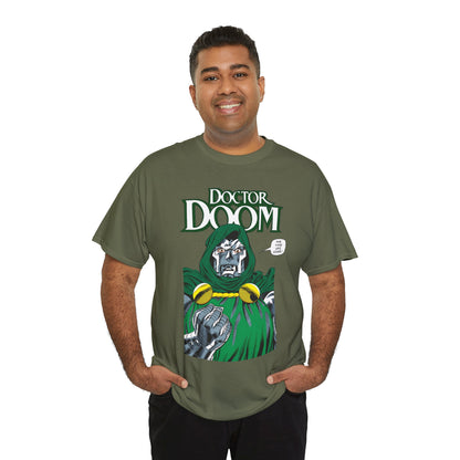 Doctor Doom T-Shirt - John Byrne Art - Fantastic Four Foe - 2026 Avengers Doomsday Movie - Marvel Comics