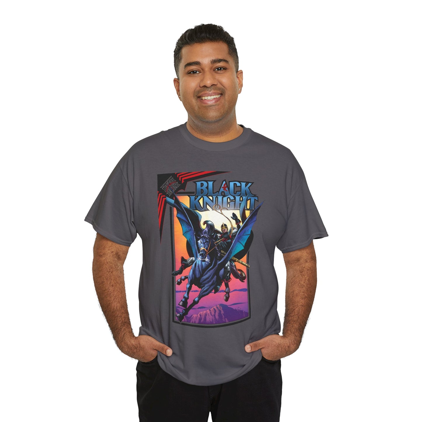 King in Black: Black Knight T-Shirt - Todd Smith Art - Dane Whiteman - From the Knull Story - Marvel Comics
