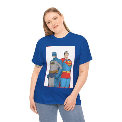Superman & Batman T-Shirt - Frank Quitely Art - World's Finest Variant Cover Art - DC Comics
