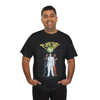Planetary T-Shirt -  - John Cassaday Art - The Drummer, Jakita Wagner & Elijah Snow - DC Comics/Wildstorm