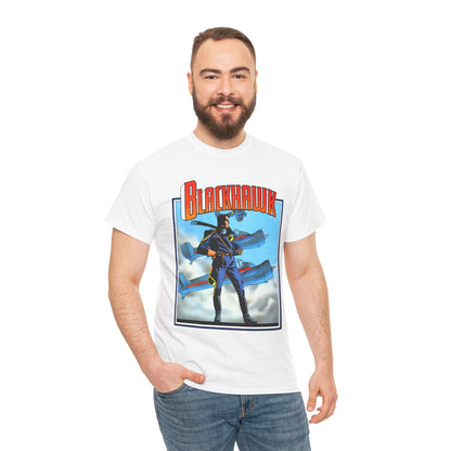 Blackhawk T-Shirt - Howard Chaykin Art - World War II Anti-Nazi Ace Pilots - DC Comics