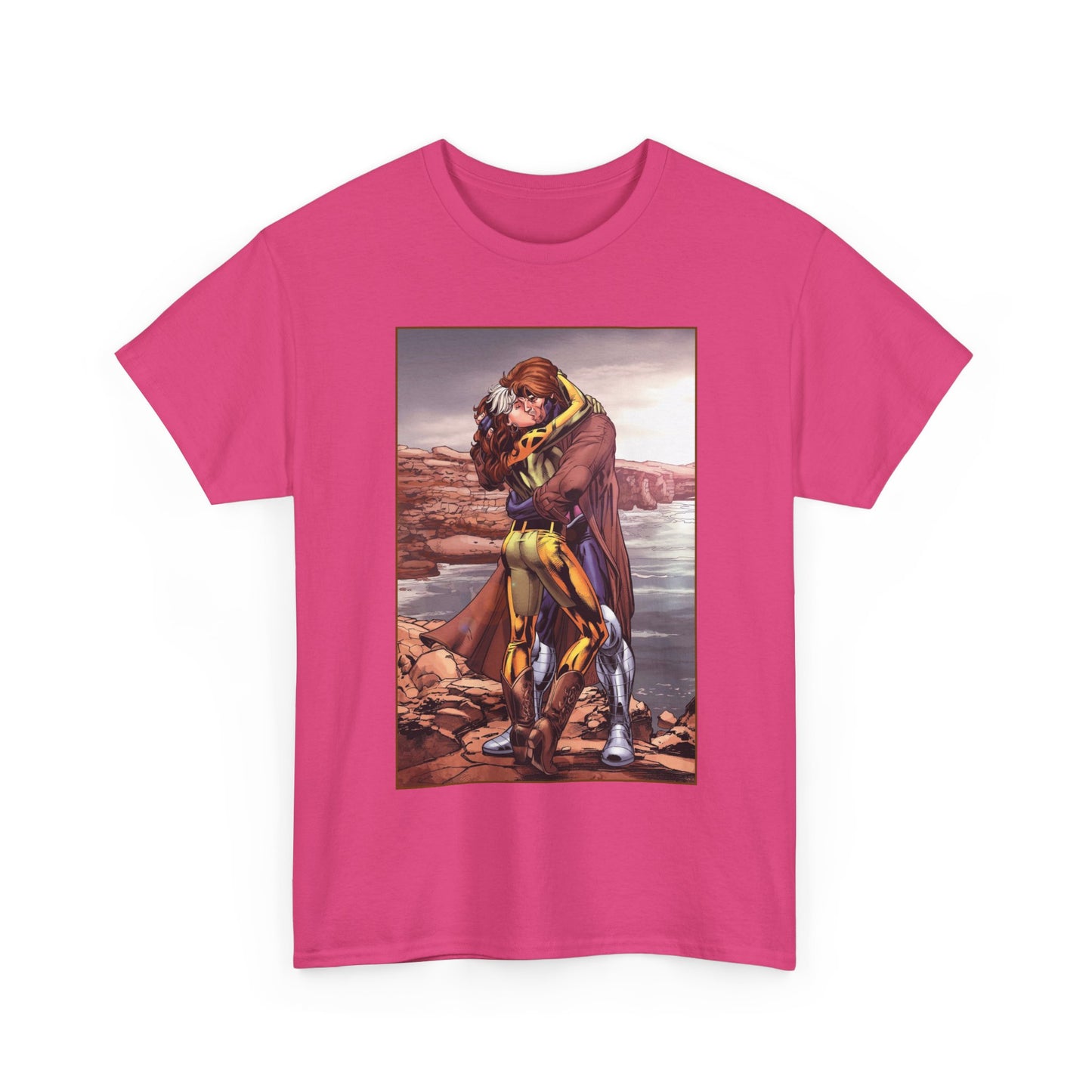 Gambit & Rogue T-Shirt - Scot Eaton Art - "Romy" - Popular X-Men Members - Marvel Comics