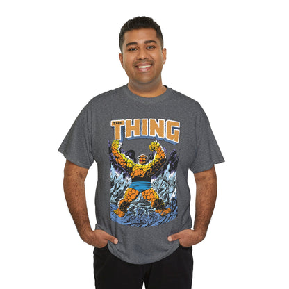 The Thing T-Shirt - John Byrne Art - Member of the Fantastic Four - Marvel Comics 1980s - Ben Grimm