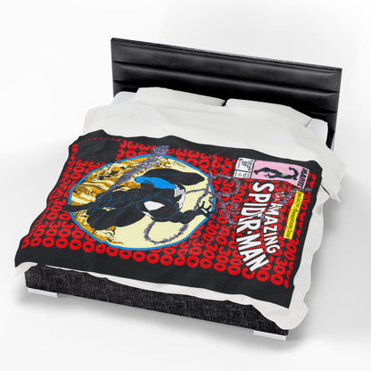 Amazing Spider-Man #300 Velveteen Plush Blanket 60x80" - Todd McFarlane Art - Peter Parker - Marvel Comics