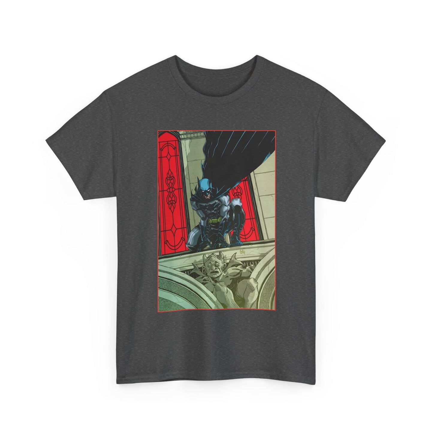 Batman T-Shirt - Cully Hamner Art - Batman Allies Secret Files Cover - Gotham Protector - And a Gargoyle! - DC Comics