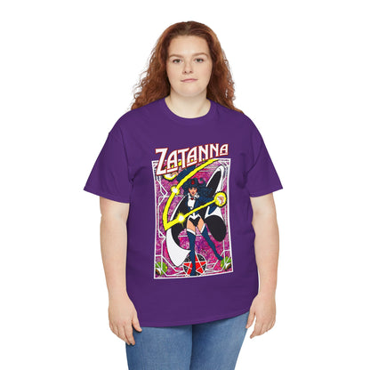 Zatanna T-Shirt - George Perez Postcard Art - Justice League Magic Member - JLA Satellite Era - DC Comics