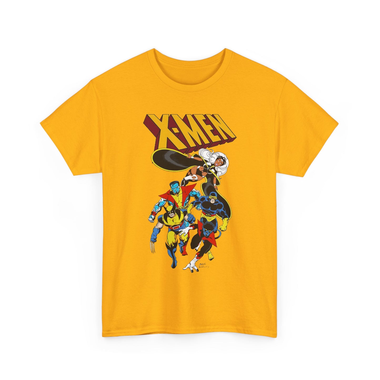X-Men T-Shirt - John Byrne Art - Wolverine, Storm, Cyclops, Colossus, Nightcrawler - Marvel Comics Mutants