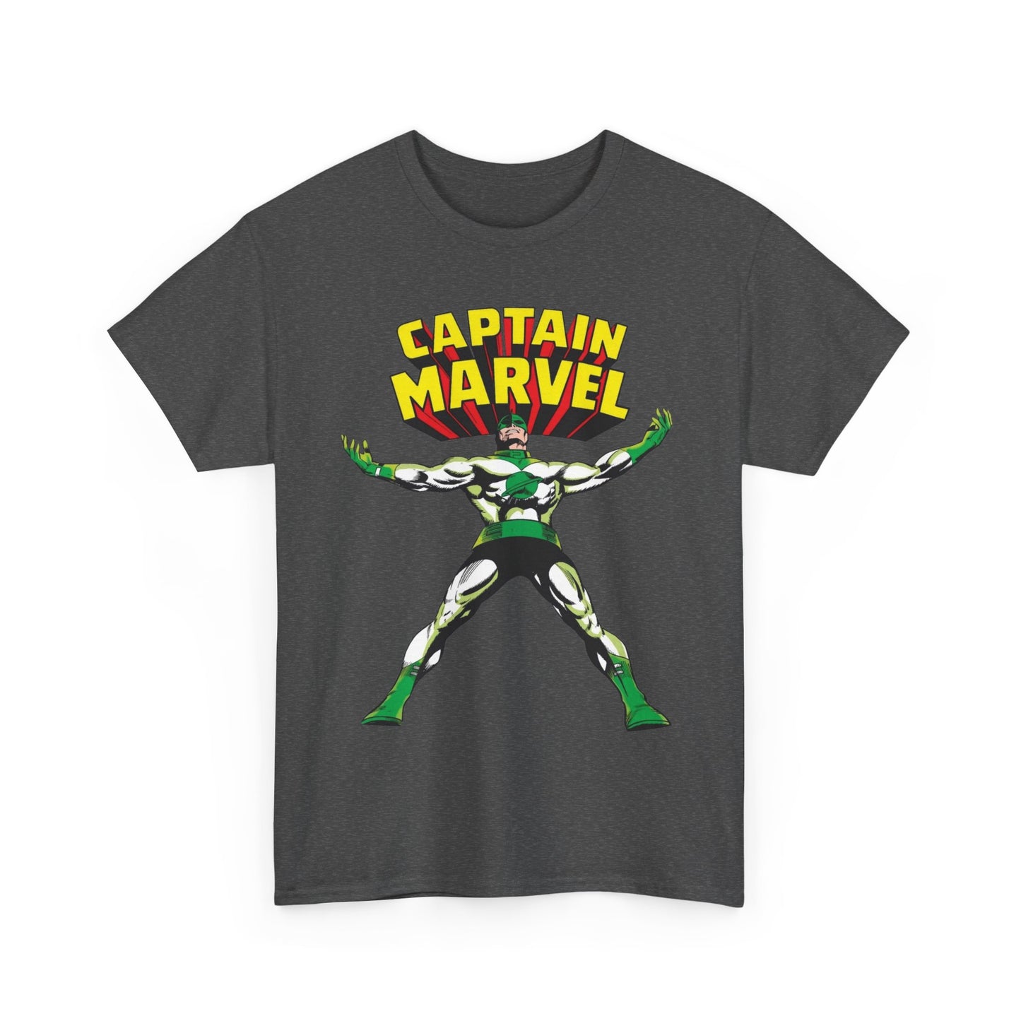 Captain Marvel T-Shirt - Gene Colan Art - #1 Cover Art, 1968 - Marvel Comics