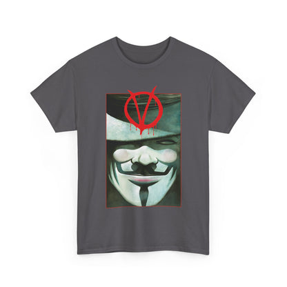V For Vendetta T-Shirt - David Lloyd Art - Guy Fawkes Mask - DC Comics