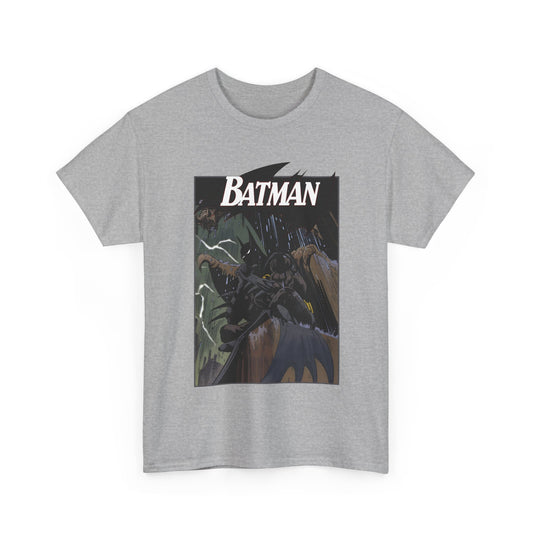 Batman T-Shirt - Norm Breyfogle Art - 1990s Dark Knight Detective - Gotham City - Perched on A Gargoyle - DC Comics