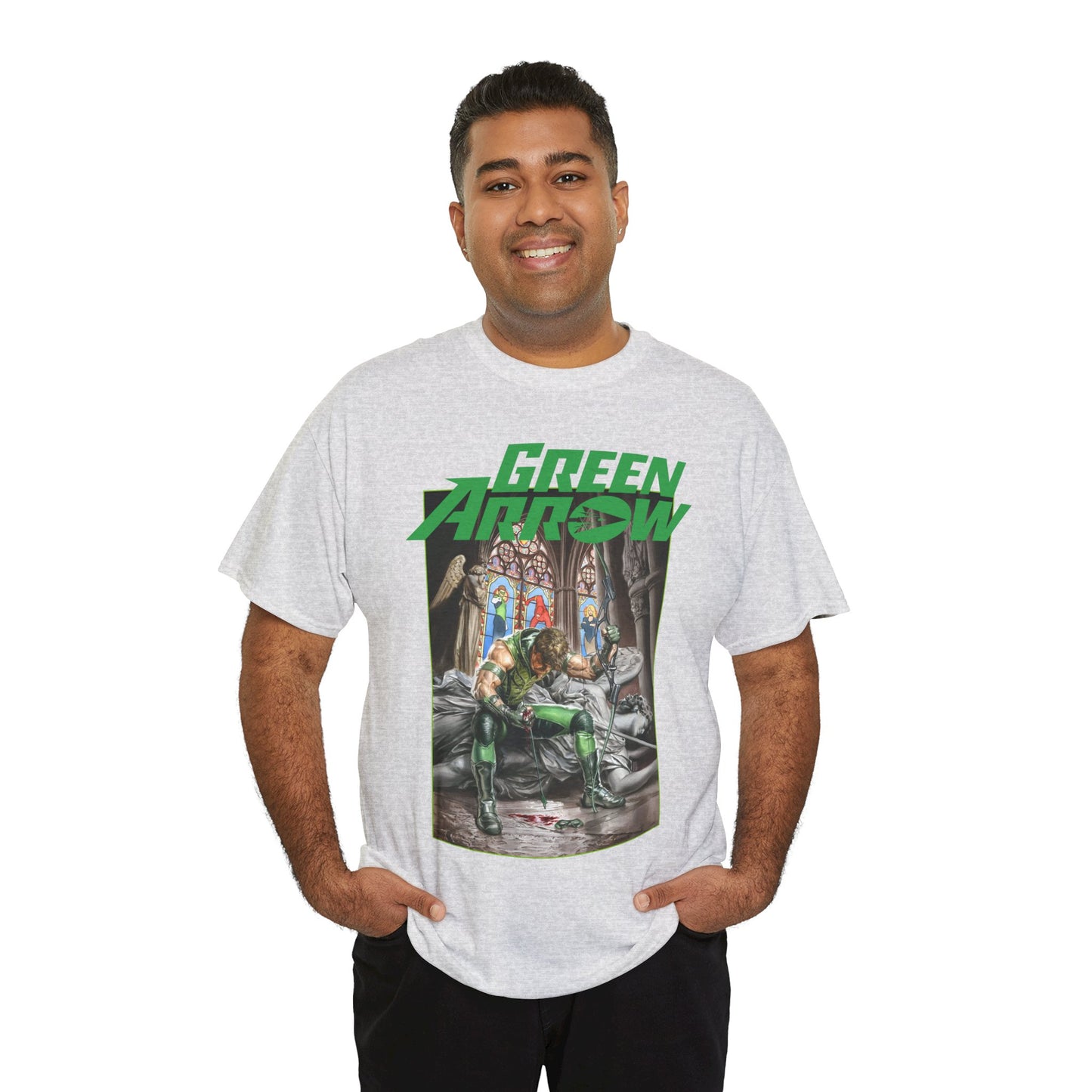 Green Arrow T-Shirt - Mauro Cascioli Art - DC Comics