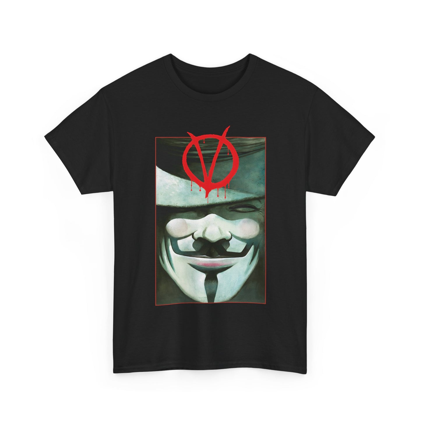 V For Vendetta T-Shirt - David Lloyd Art - Guy Fawkes Mask - DC Comics