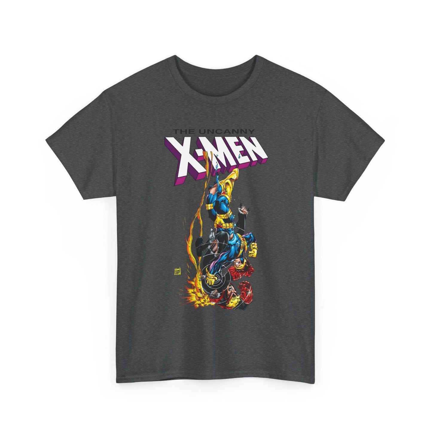 Cyclops Vs Havok T-Shirt - Adam Kubert Art - Uncanny X-Men - Marvel Comics