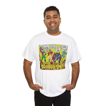 Squadron Sinister T-Shirt - Sal Buscema Art - Dr. Spectrum, Hyperion, Nighthawk, The Whizzer - Marvel Comics