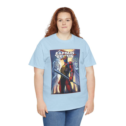 Captain Britain T-Shirt - Alan Davis Art - Excalibur Member - Marvel Comics