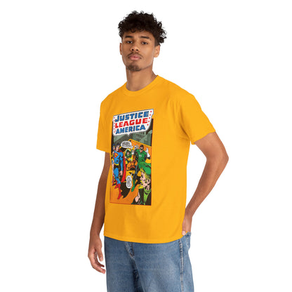 Justice League of America T-Shirt - Dick Dillin Art - Superman, Wonder Woman, Green Arrow, Green Lantern - DC Comics