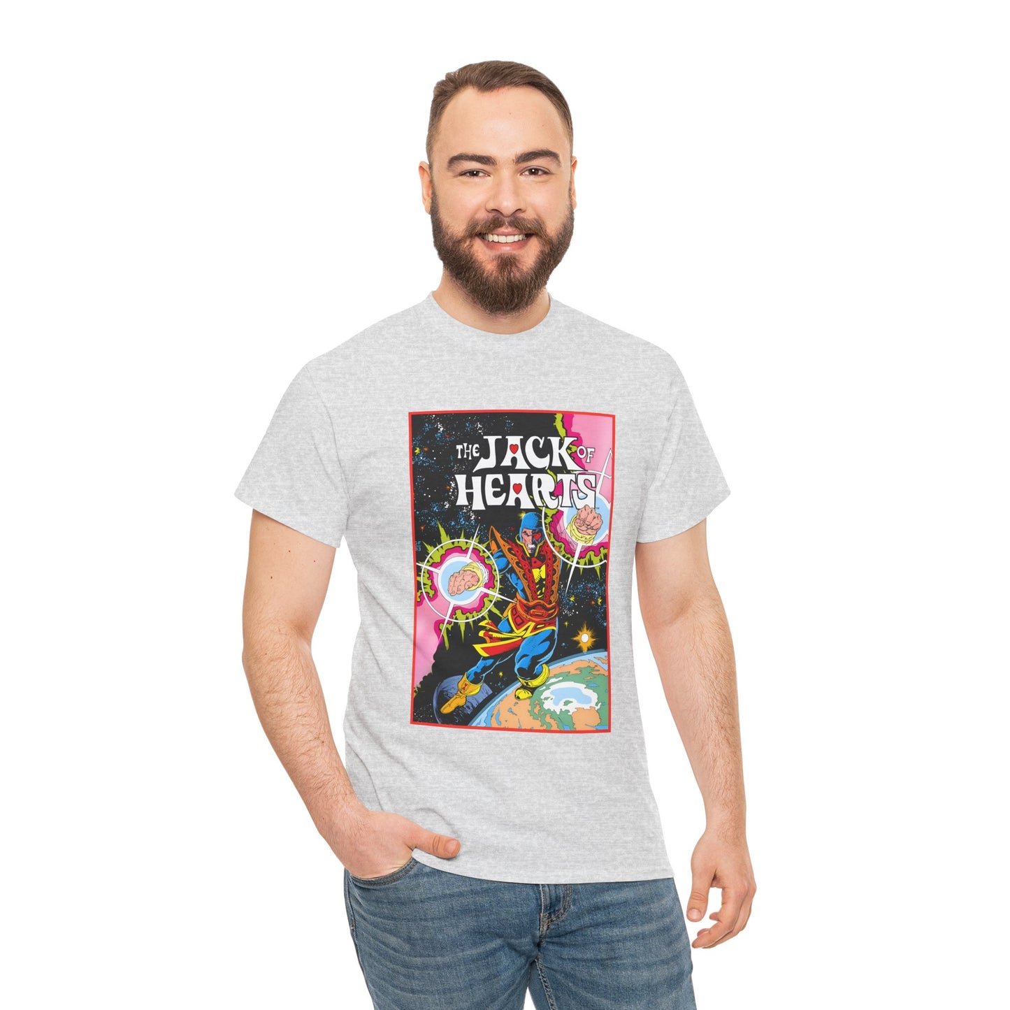 Jack of Hearts T-Shirt - Marvel Comics - Avengers Member - She-Hulk Beau - Zero Fluid - Popular 80s Character