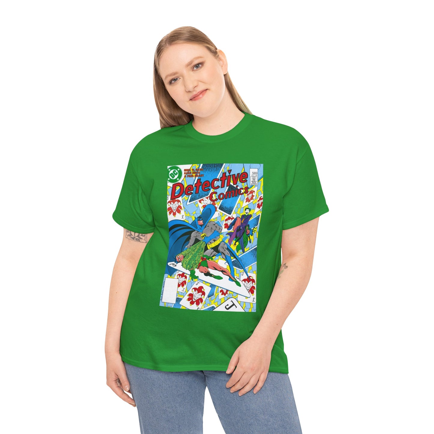 Detective Comics #569 T-Shirt - Alan Davis Art - Batman, Robin, Joker, Catwoman - DC Comics