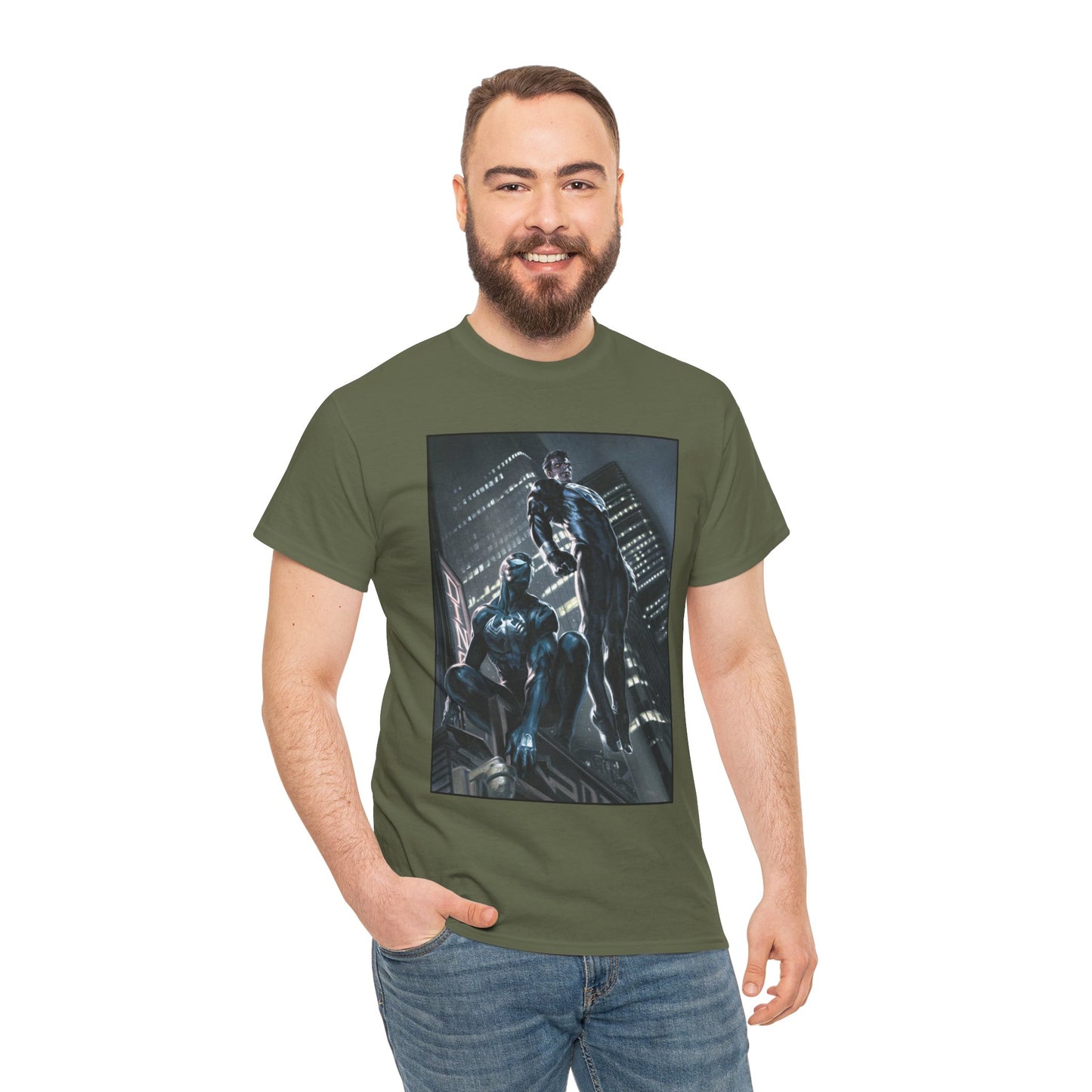 Superman/Amazing Spider-Man T-Shirt - Gabriele Dell'Otto Variant Art - DC/Marvel Comics