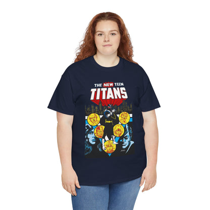 New Teen Titans T-Shirt - George Perez Art - Vigilante, Robin, Wonder Girl - Annual #2 Cover Art - DC Comics