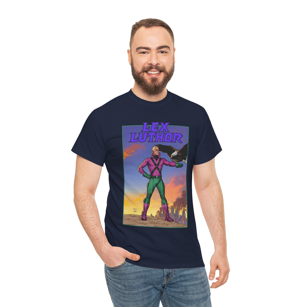 Lex Luthor T-Shirt - Ryan Sook Art - Superman Foe - DC Comics