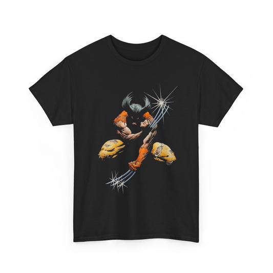 Wolverine T-Shirt - Joe Madureira Art - Negative Space Art Technique - Marvel Comics
