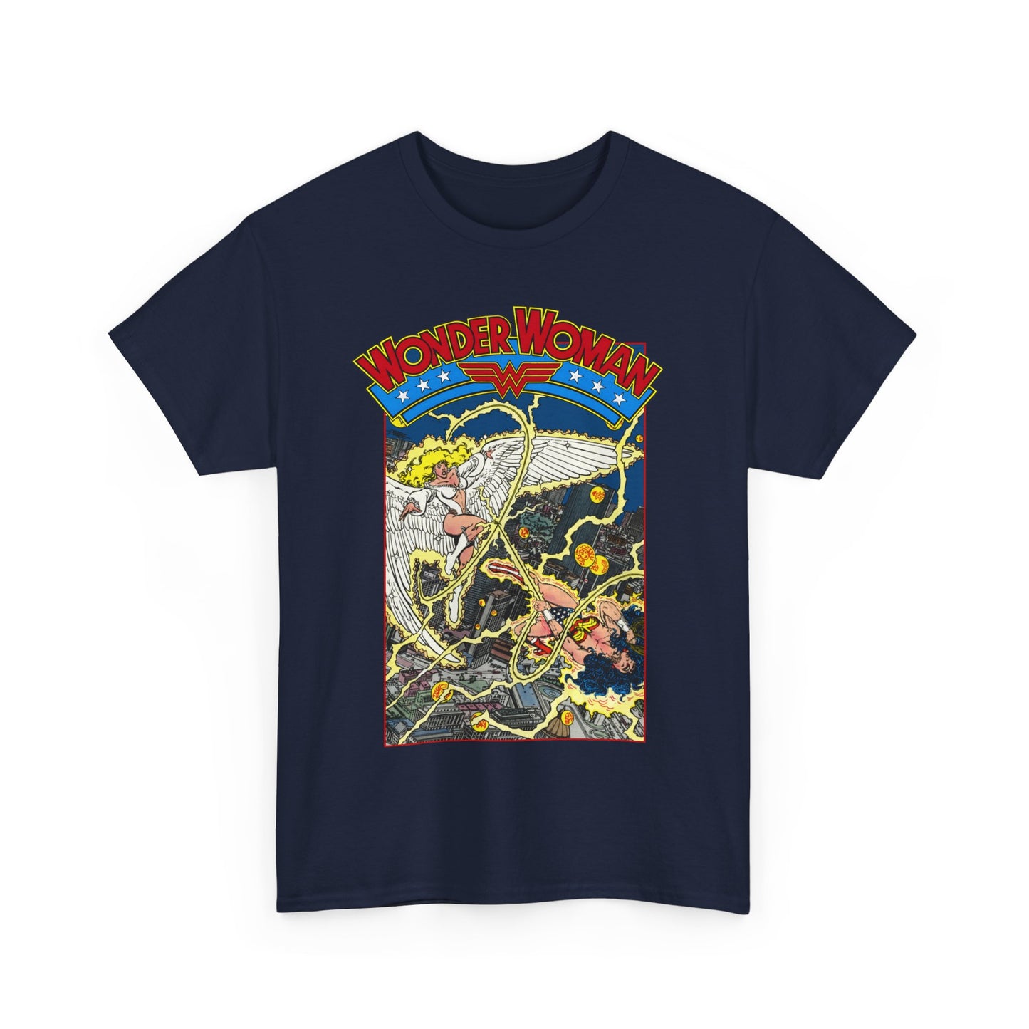 Wonder Woman T-Shirt - George Perez Art - Vs Silver Swan - DC Comics