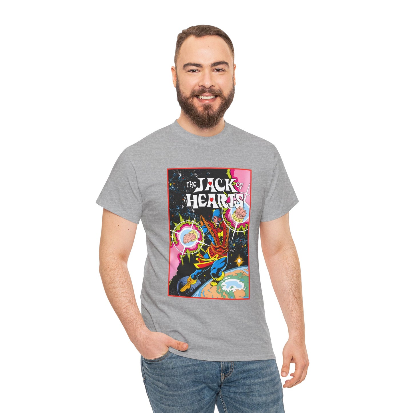 Jack of Hearts T-Shirt - Marvel Comics - Avengers Member - She-Hulk Beau - Zero Fluid - Popular 80s Character