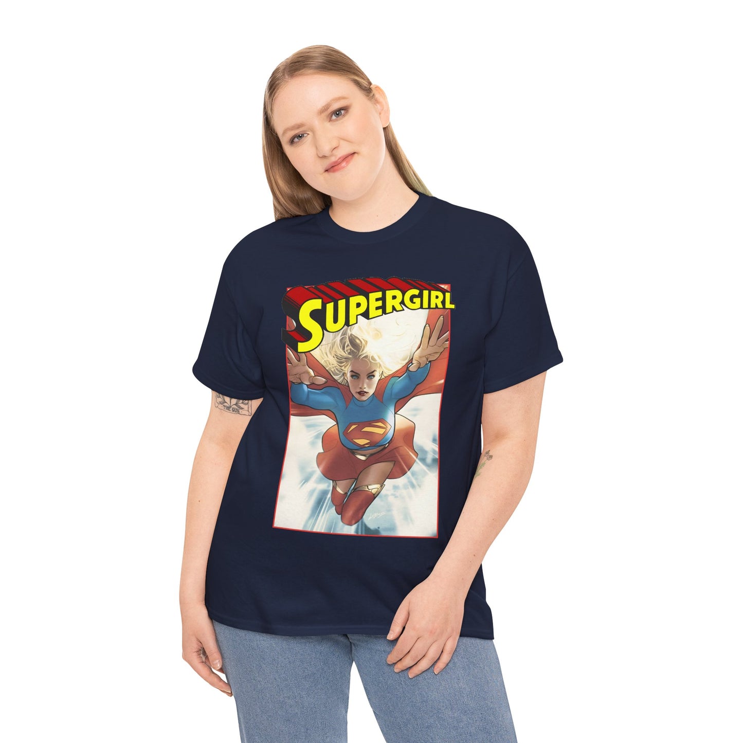 Supergirl T-Shirt - Pablo Villalobos Art - Kara Zor-El - Upcoming Summer 2026 Movie - DC Comics