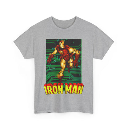 Iron Man T-Shirt - John Byrne Art - Tony Stark, Stark Industries - Avengers Member & Leader - Marvel Comics Armored Hero