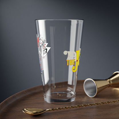 Joker Pint Glass, 16oz - Clown Prince of Crime - Batman Arch-Villain - Gotham City - DC Comics Art