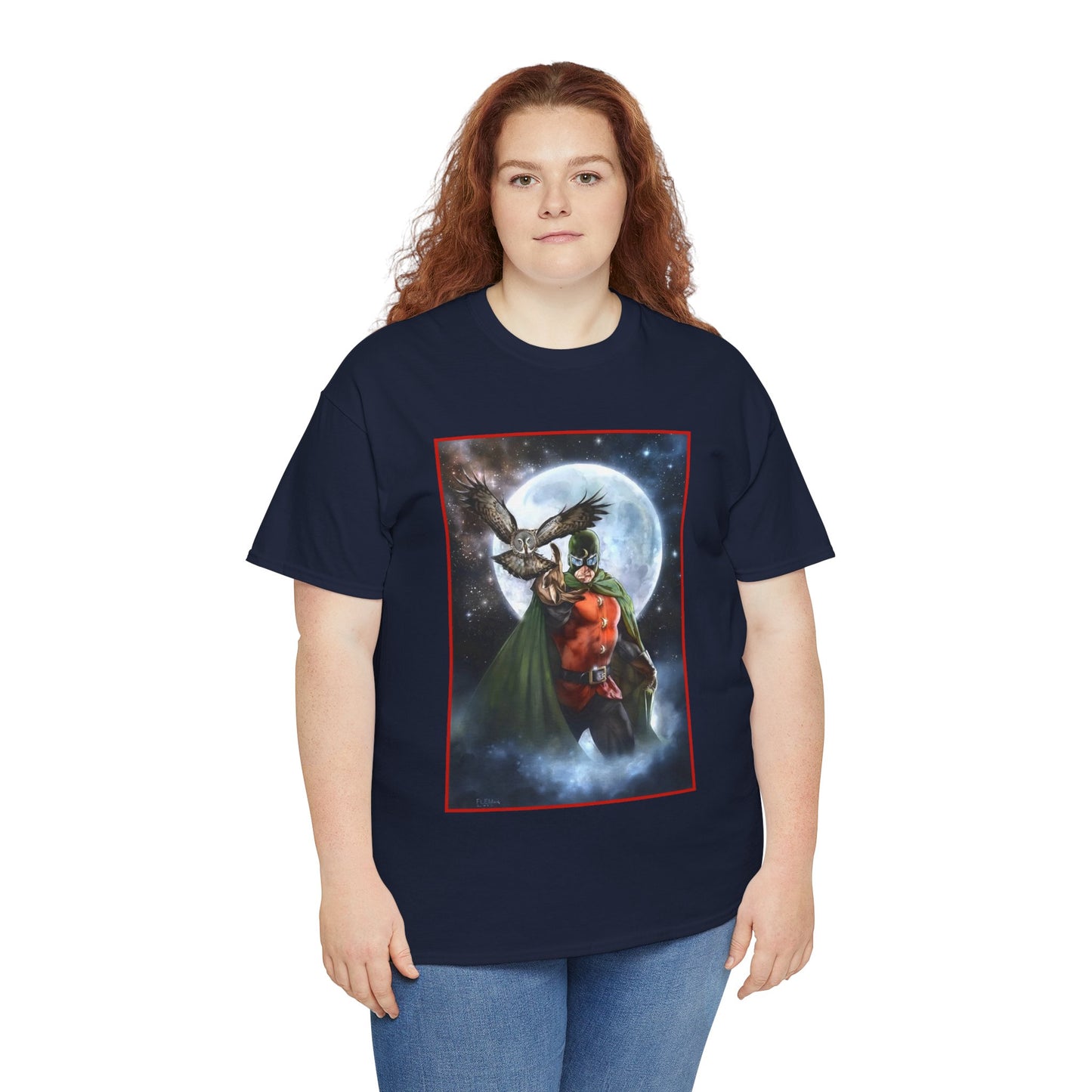 Doctor Mid-Nite T-Shirt - DC Comics - Golden Age Justice Society/JSA Member - Fleming Art