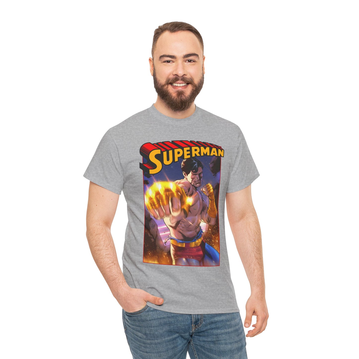 Superman T-Shirt - Lucas Meyer Art - DC K.O. Cover Art - Man of Steel - DC Comics