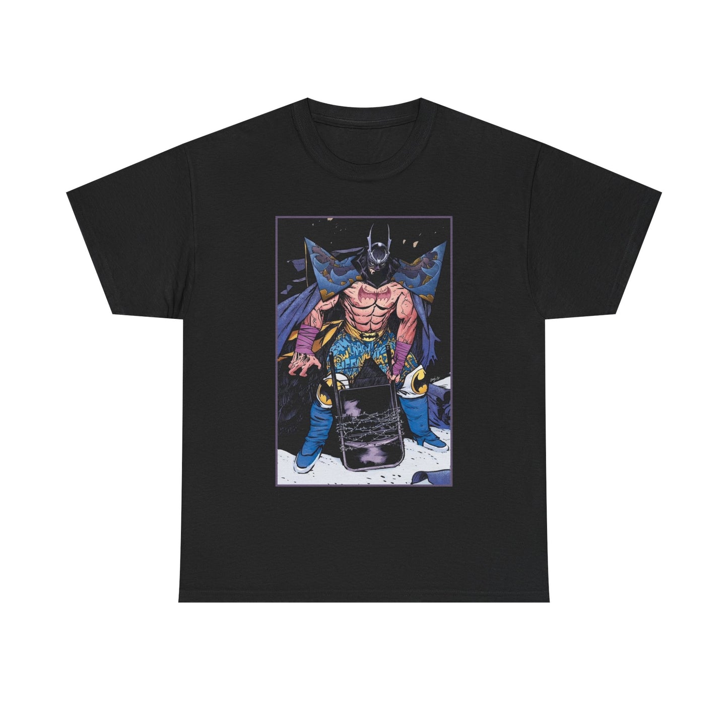 Batman T-Shirt - Daniel Warren Johnson Art - Luchador-Style Mask - DC K.O. #4 Cover Art - DC Comics