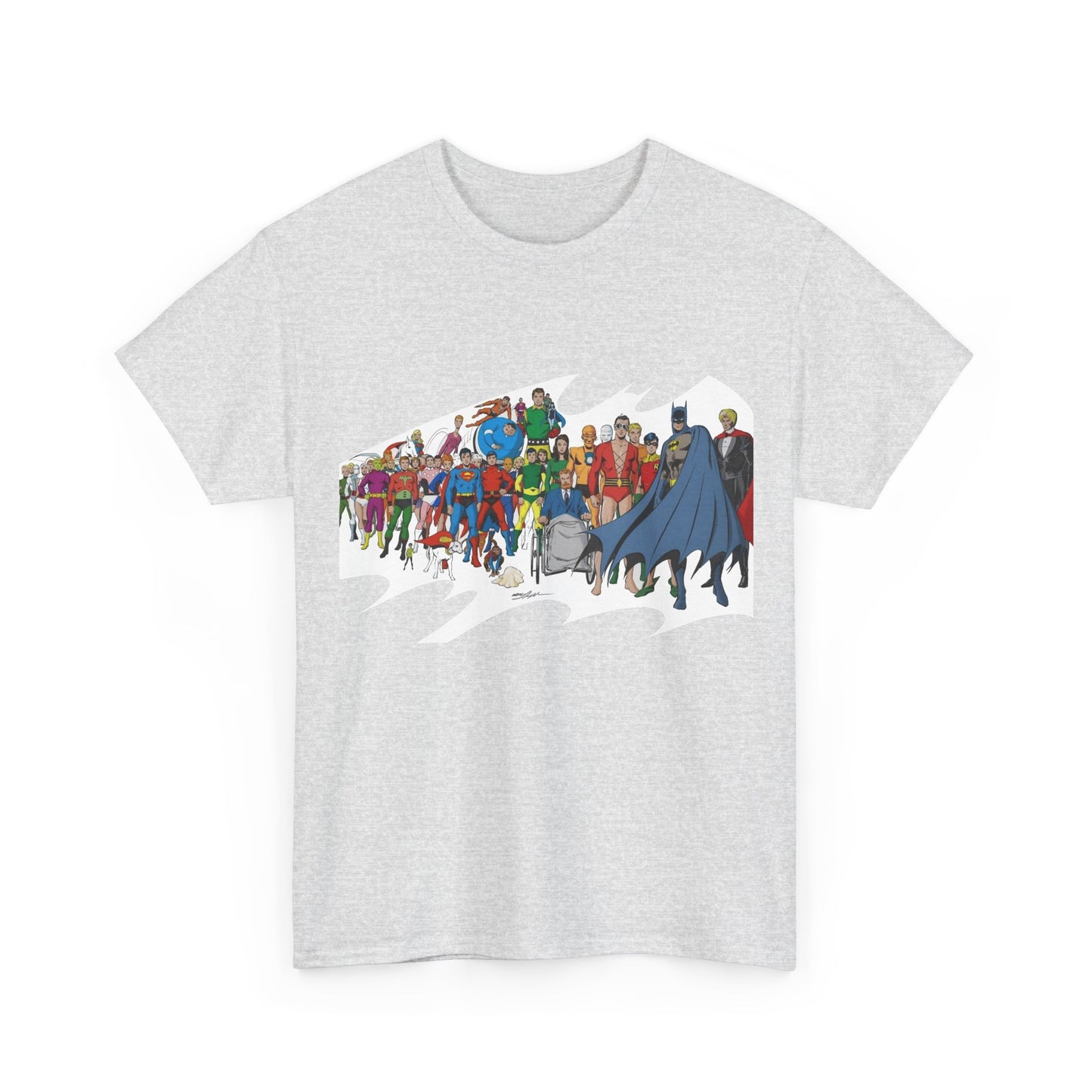 Batman T-Shirt - Neal Adams Art - Plastic Man, Sargon, Robin, Doom Patrol, Superboy, Legion of Super-Heroes - 100-Page Giant Cover Art - DC Comics