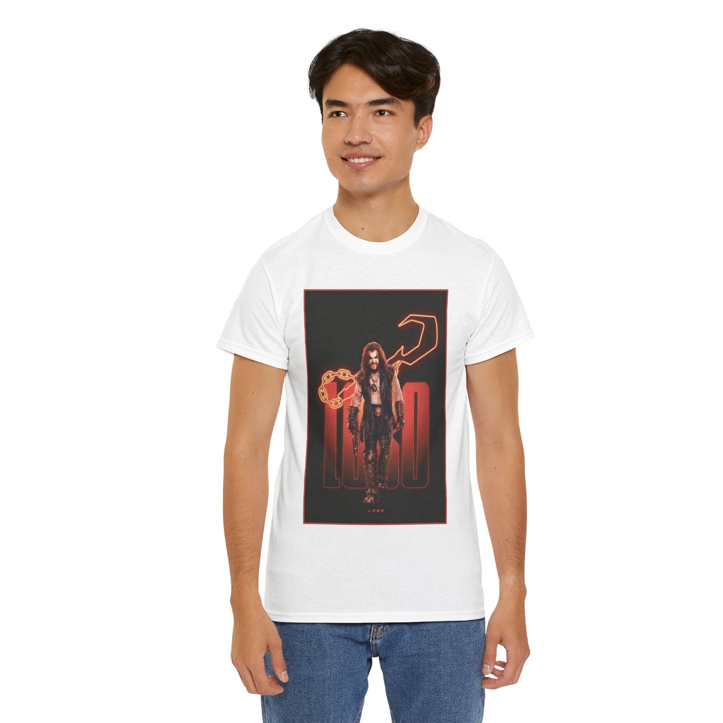 Lobo T-Shirt - Jason Momoa - New 2026 Supergirl Movie - From the James Gunn DCU - DC Comics